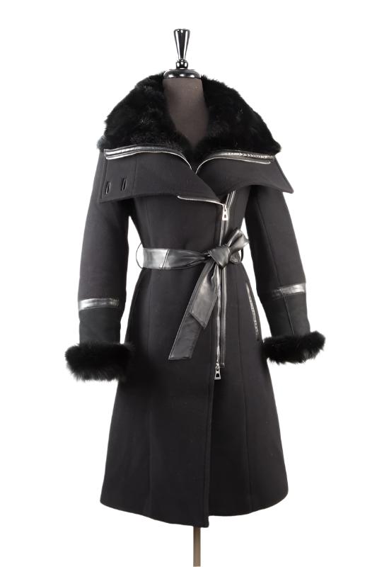 CHLOE Double-Faced Wool/Cashmere Blend Coat: A Masterpiece of Tailored Elegance