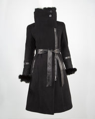 CHLOE Double-Faced Wool/Cashmere Blend Coat: A Masterpiece of Tailored Elegance