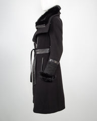 CHLOE Double-Faced Wool/Cashmere Blend Coat: A Masterpiece of Tailored Elegance