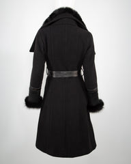 CHLOE Double-Faced Wool/Cashmere Blend Coat: A Masterpiece of Tailored Elegance