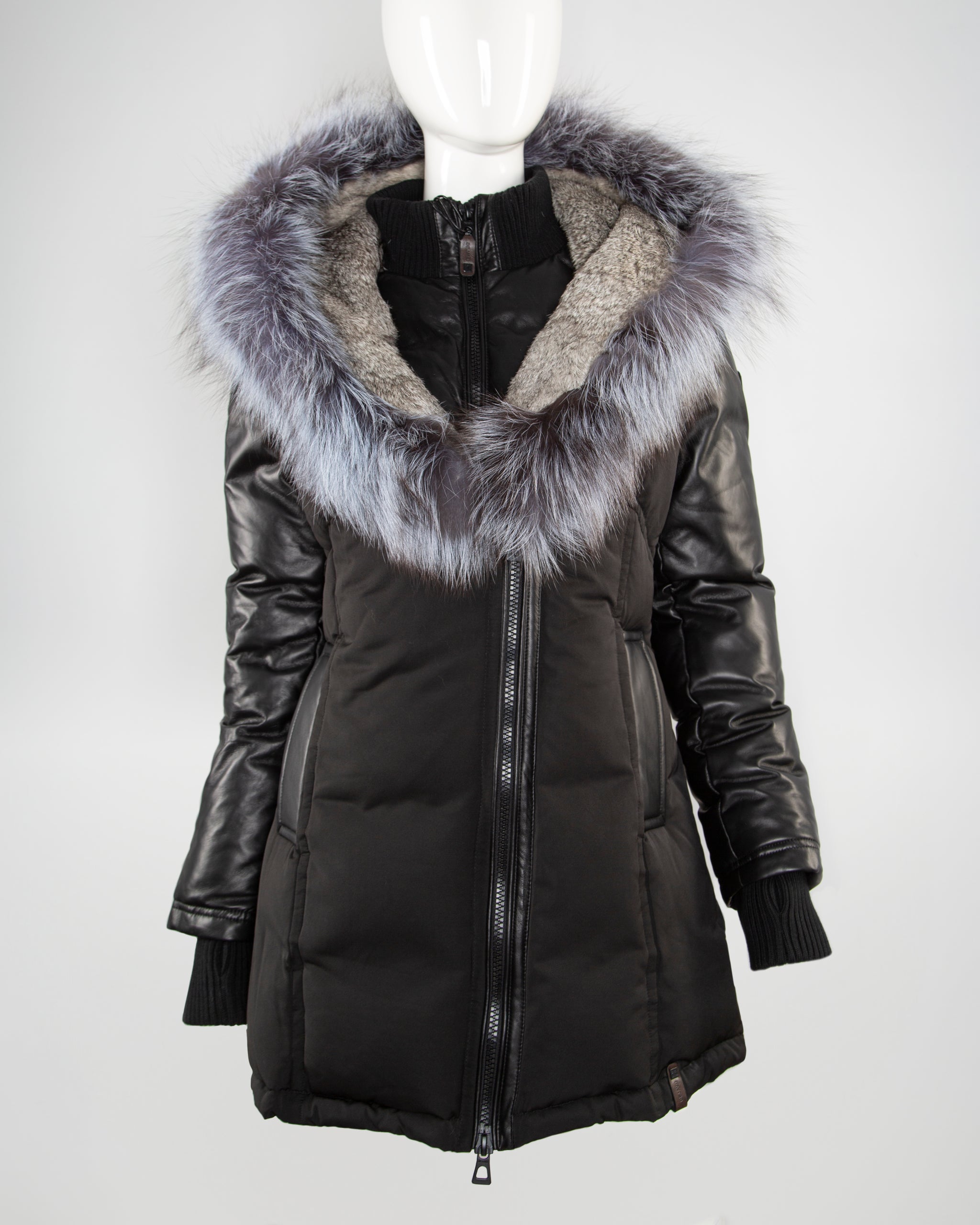 VERENA Leather Sleeved Down Parka – Dejavu NYC & Tailoring