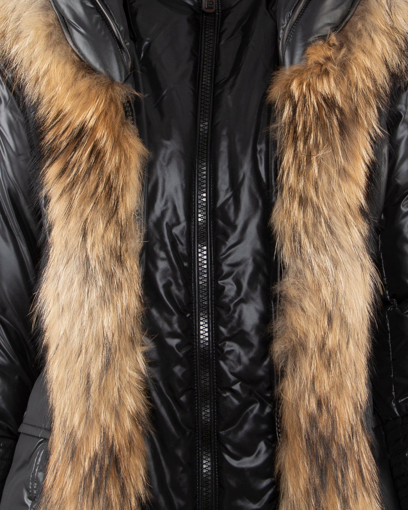 GELLERY Down Jacket With Fur Trim