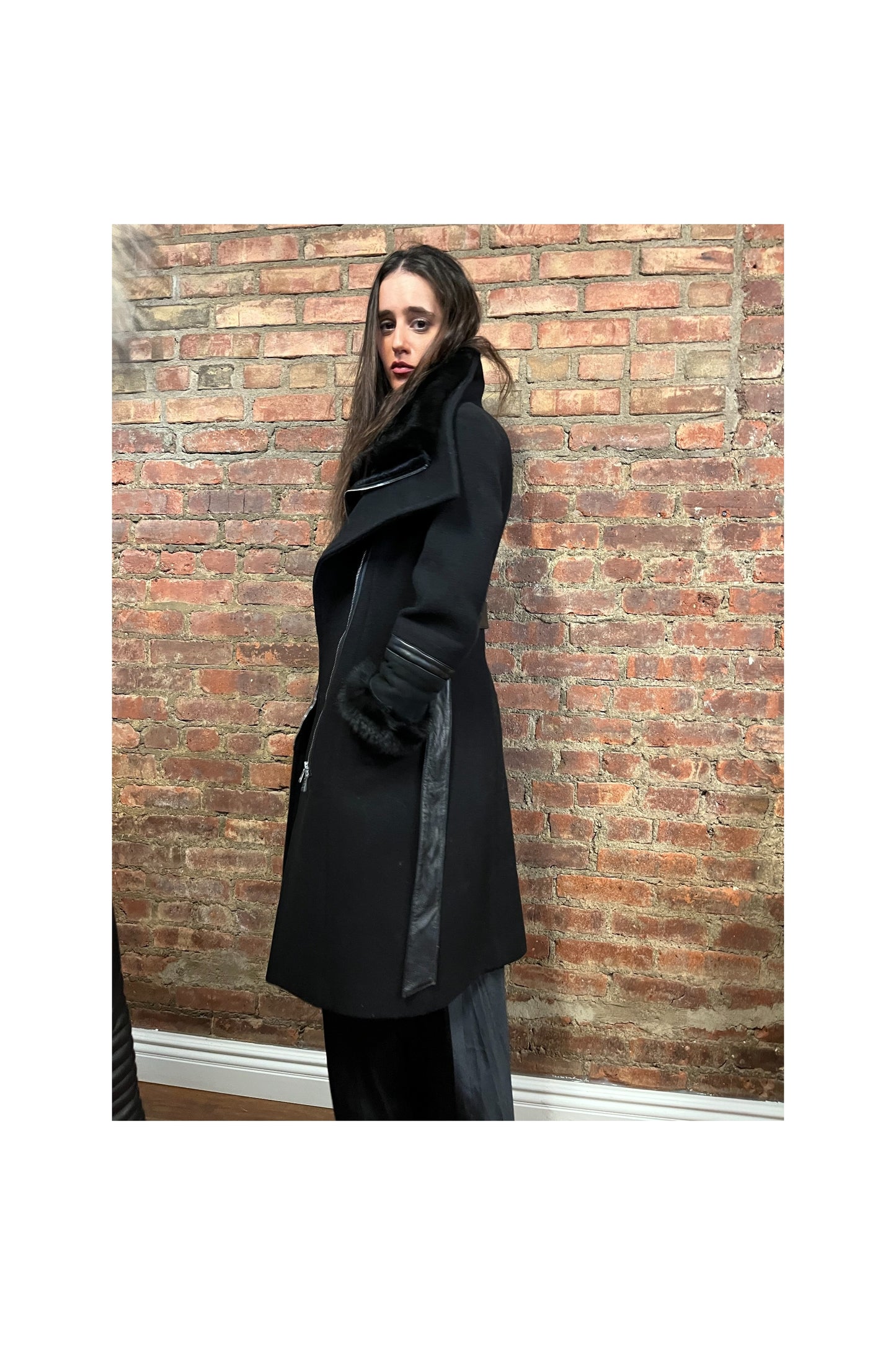 CHLOE Wool/Cashmere Blend Coat