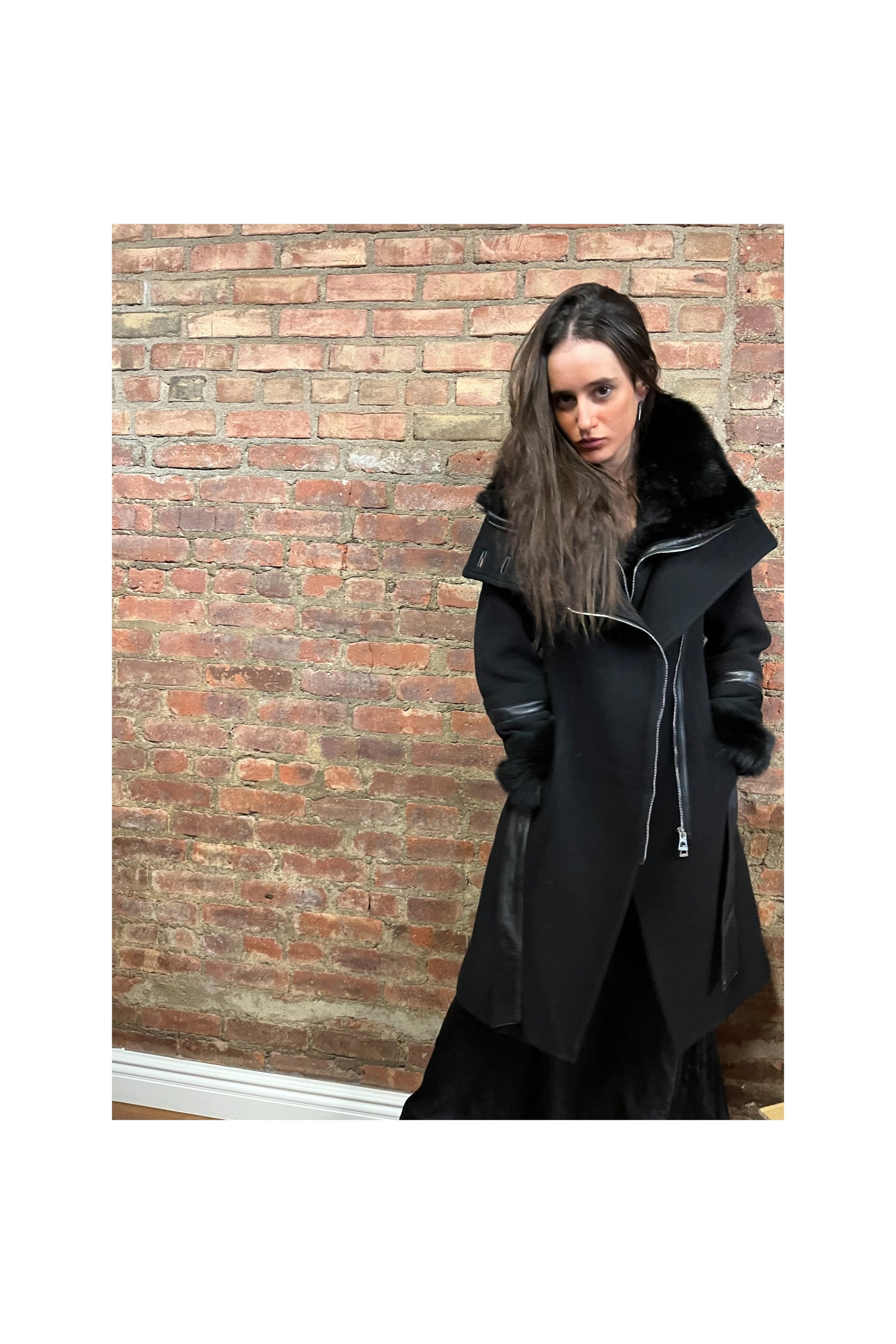 CHLOE Wool/Cashmere Blend Coat