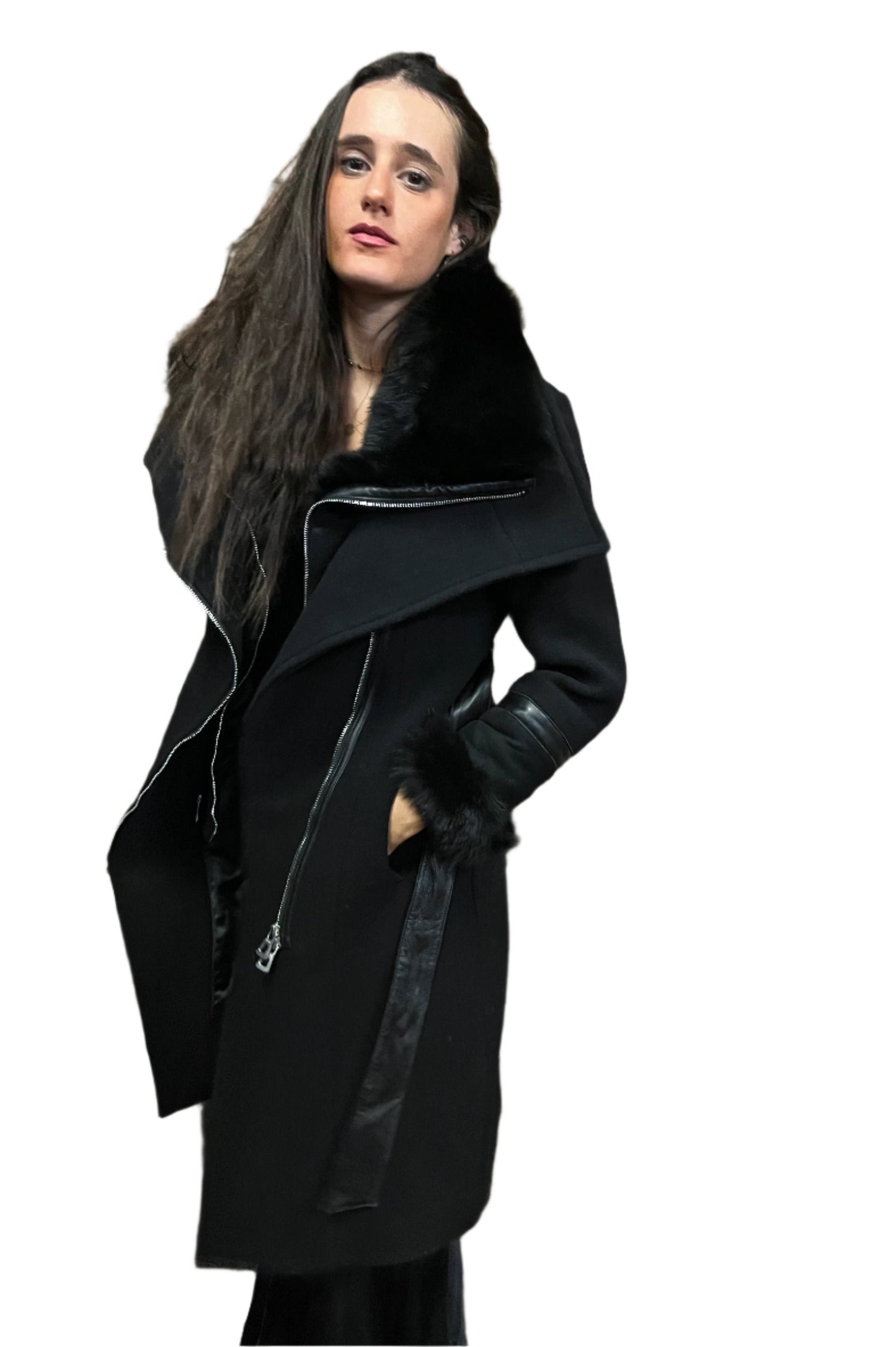 CHLOE Double-Faced Wool/Cashmere Blend Coat: A Masterpiece of Tailored Elegance