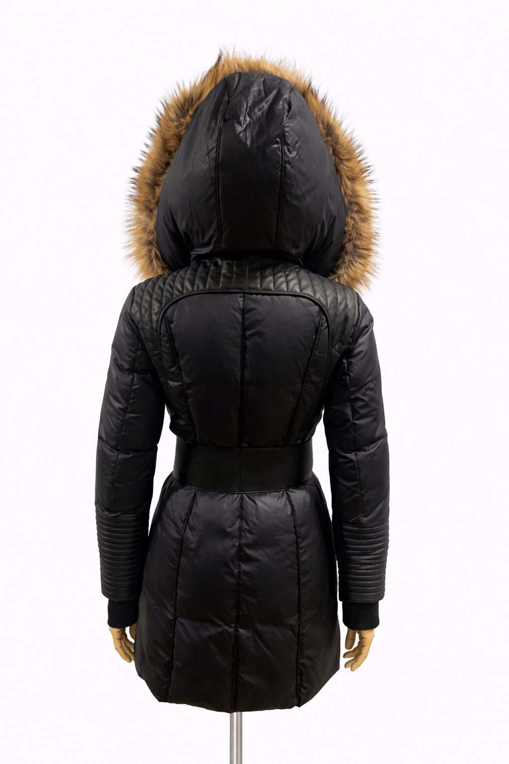 Sophie Down Jacket With Fur Trim | DEJAVU | Coats – Dejavu NYC
