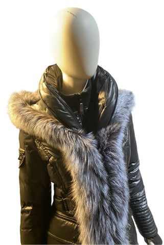 Chapais Down Puffer With Fur Trim