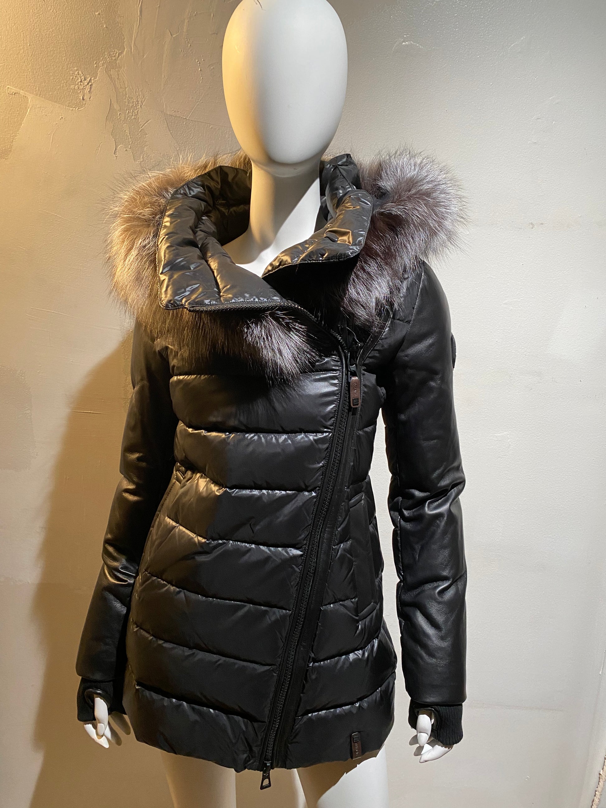 Roya Puffer With Fur Trim Rudsak Jacket | & | – Dejavu Coat, Tailoring NYC