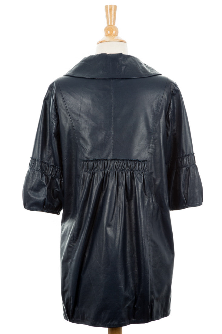 Paris Nappa Leather Coat - Dejavu NYC