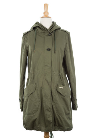 Military Eskimo Parka with Fur Trim