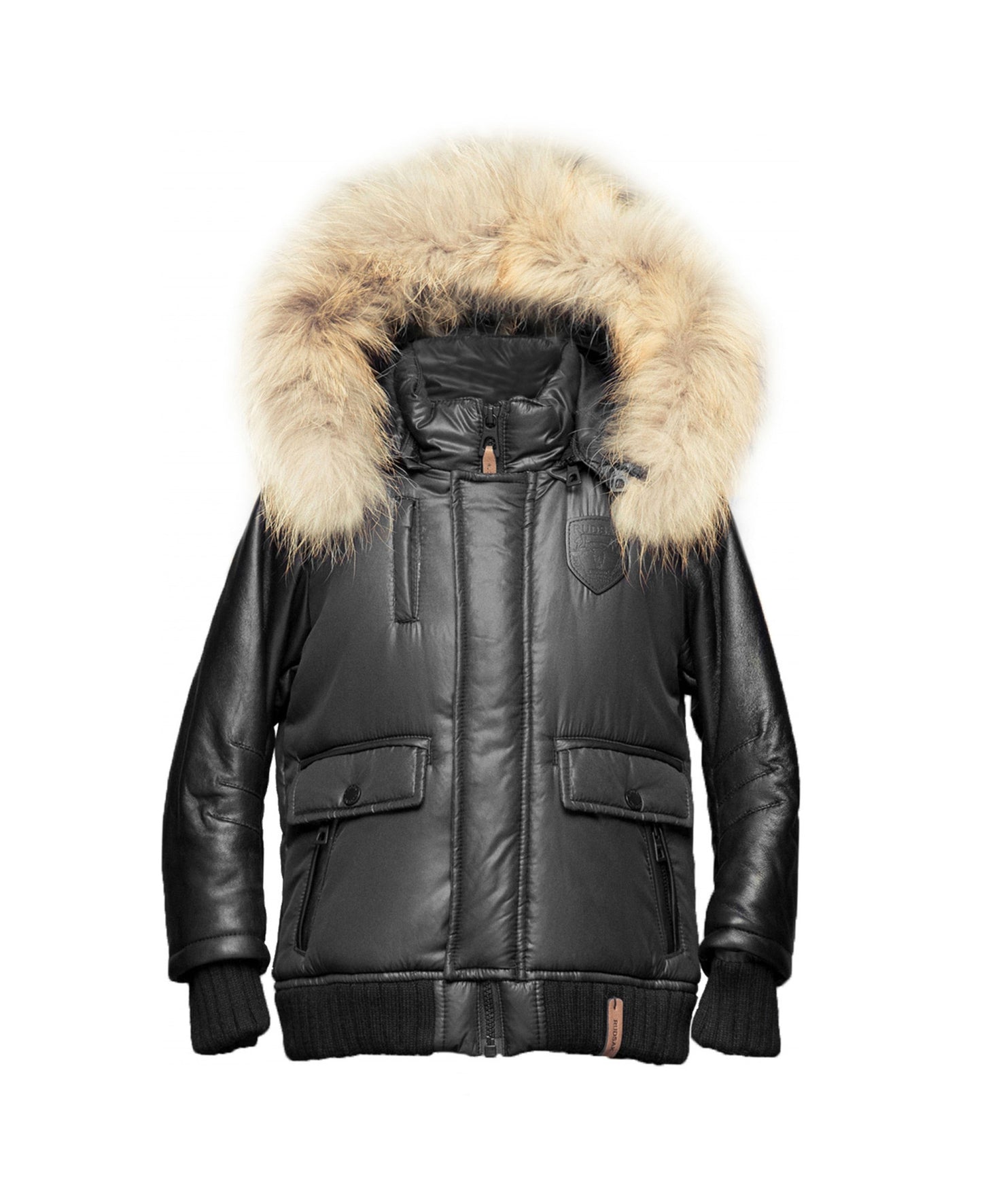 Lulu Unisex Jacket With Fur Trim - Dejavu NYC