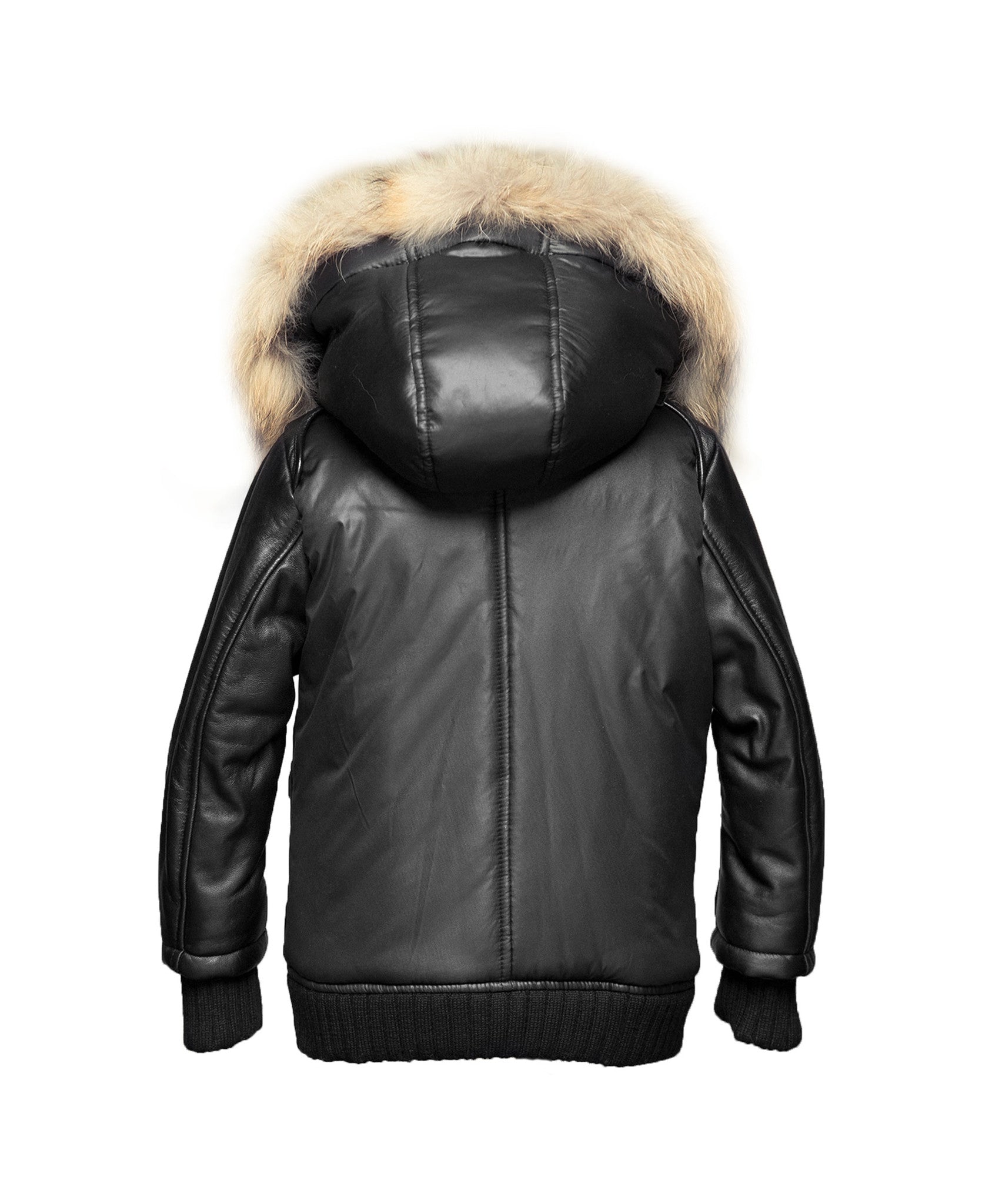 Lulu Unisex Jacket With Fur Trim - Dejavu NYC