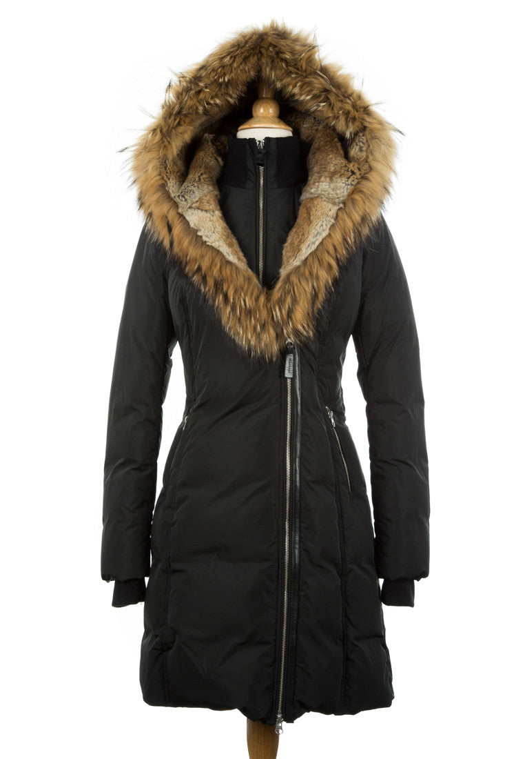 Trish Down Coat With Fur Hood Rudsak Coat, Jacket – Dejavu NYC
