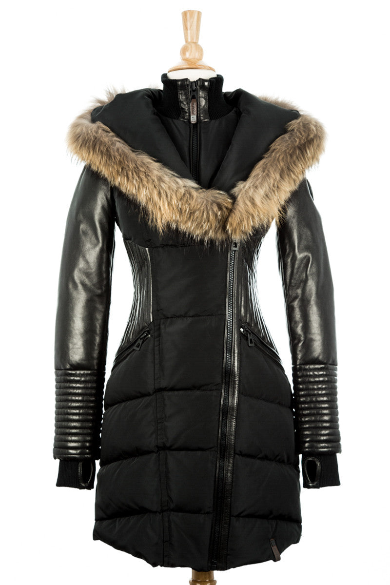 Taxpayer hul Gemme Shauna Leather Down Coat | Rudsak | Coat, Jacket – Dejavu NYC
